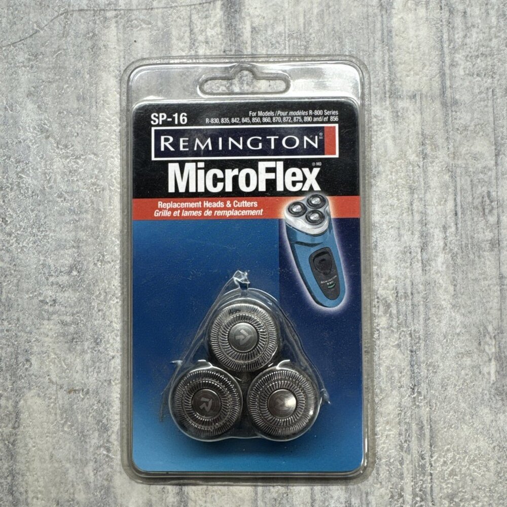 Remington MicroFlex Replacement Heads and Cutters SP-16 NOS Open Box New